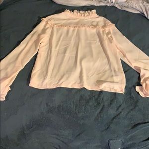 Gently worn gloves. Pale pink